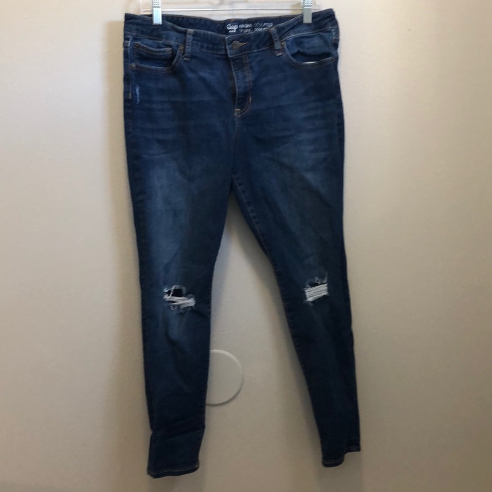 GAP jeans sculpted leggings - dark wash